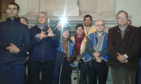 Representantes de algunos de los clubes que colaboramos